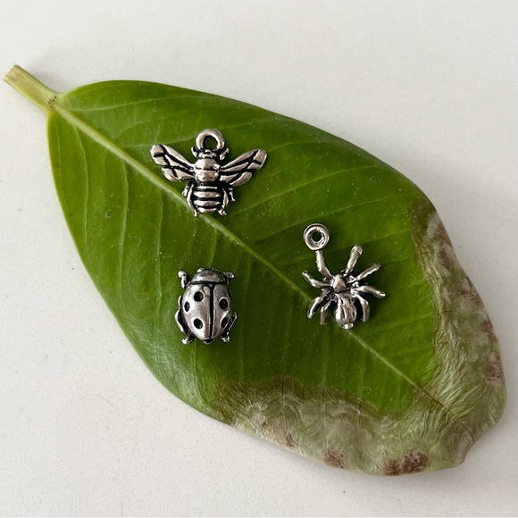 ⭐️ Bundle of 3 Sterling Silver Insect Charms - Picture 2 of 9